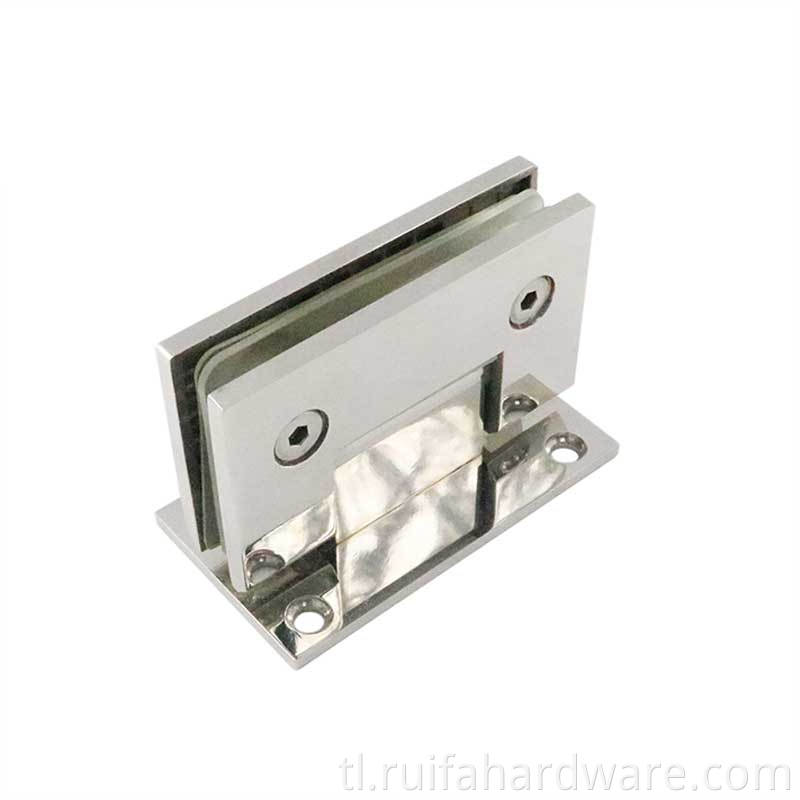 Hindi kinakalawang na asero shower door clamp hinges (1) Stainless Steel Shower Door Clamp Hinges (1)